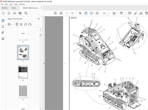 ditch witch sk650|ditch witch sk650 parts diagram.